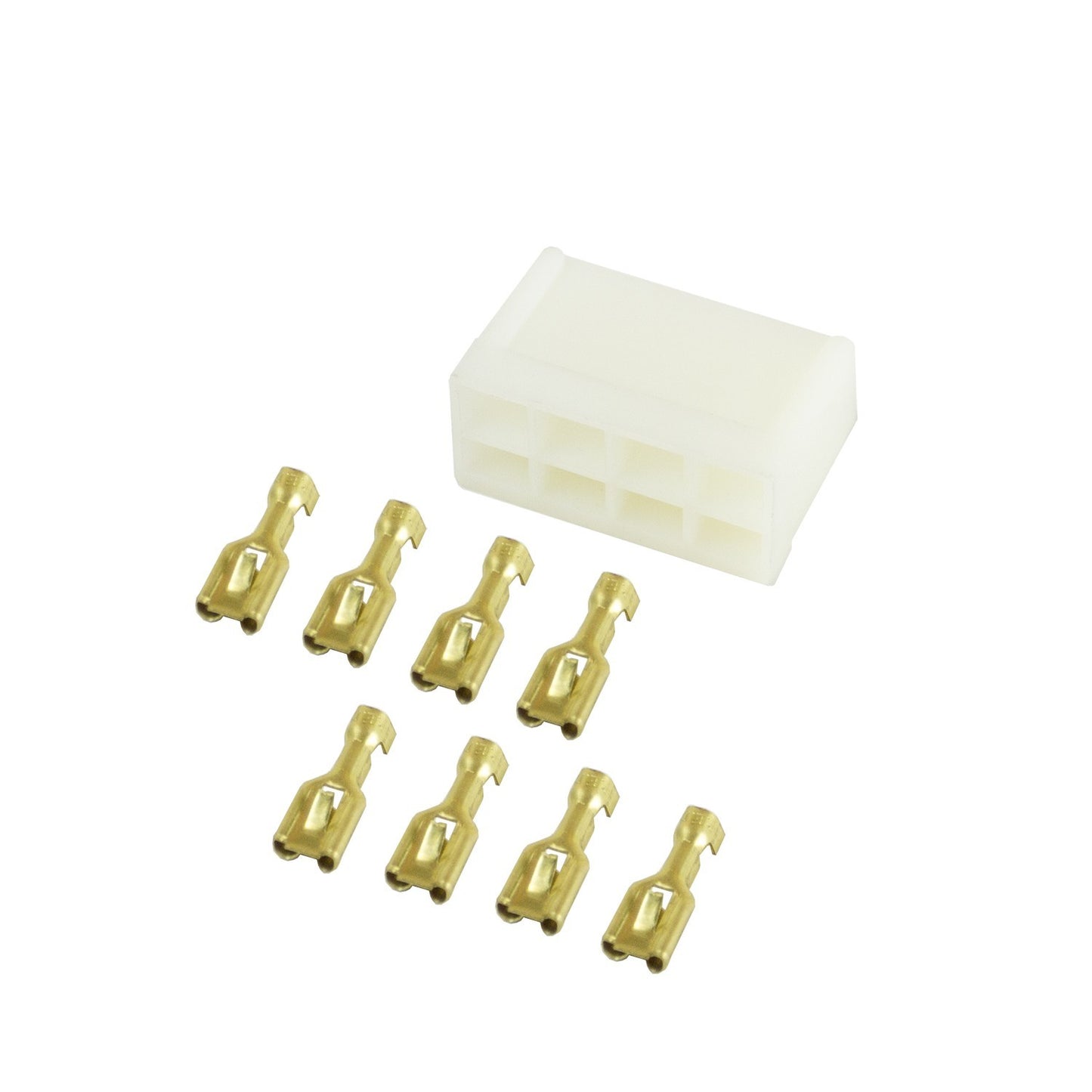 Autometer 8-Prong Gauge Wiring Terminal Plug - Female ATM3299