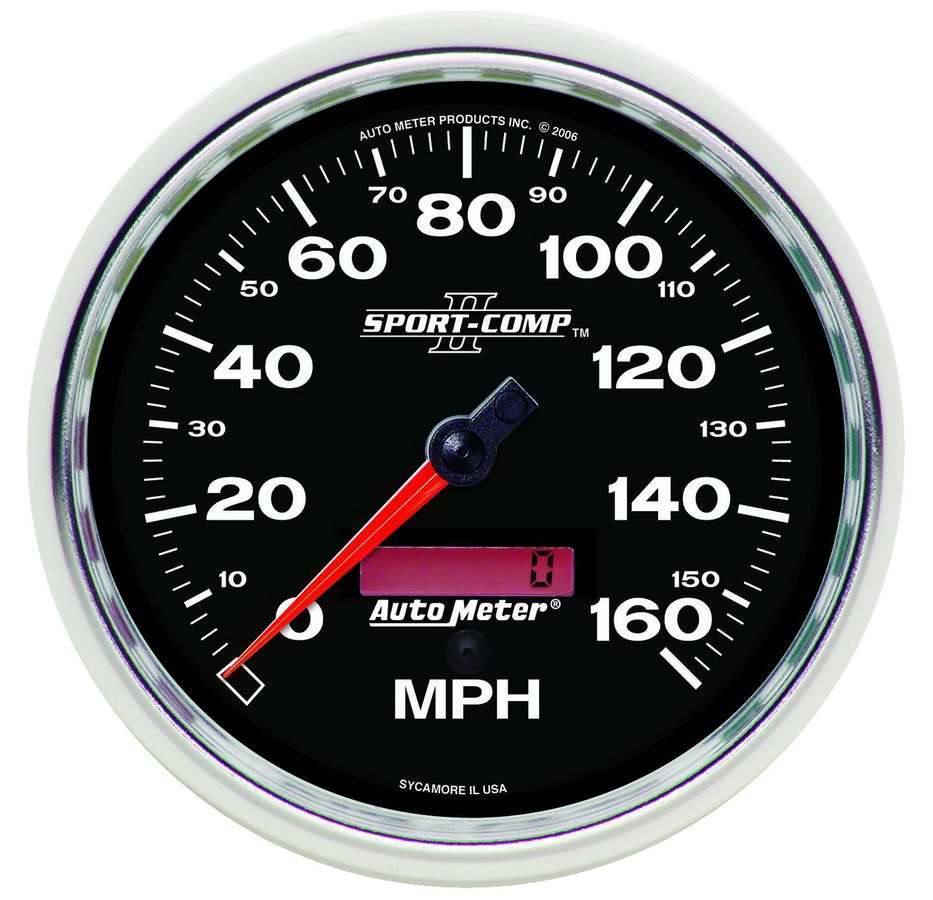Autometer 5in S/C II In-Dash Speedo 160MPH MPN ATM3689 Ram