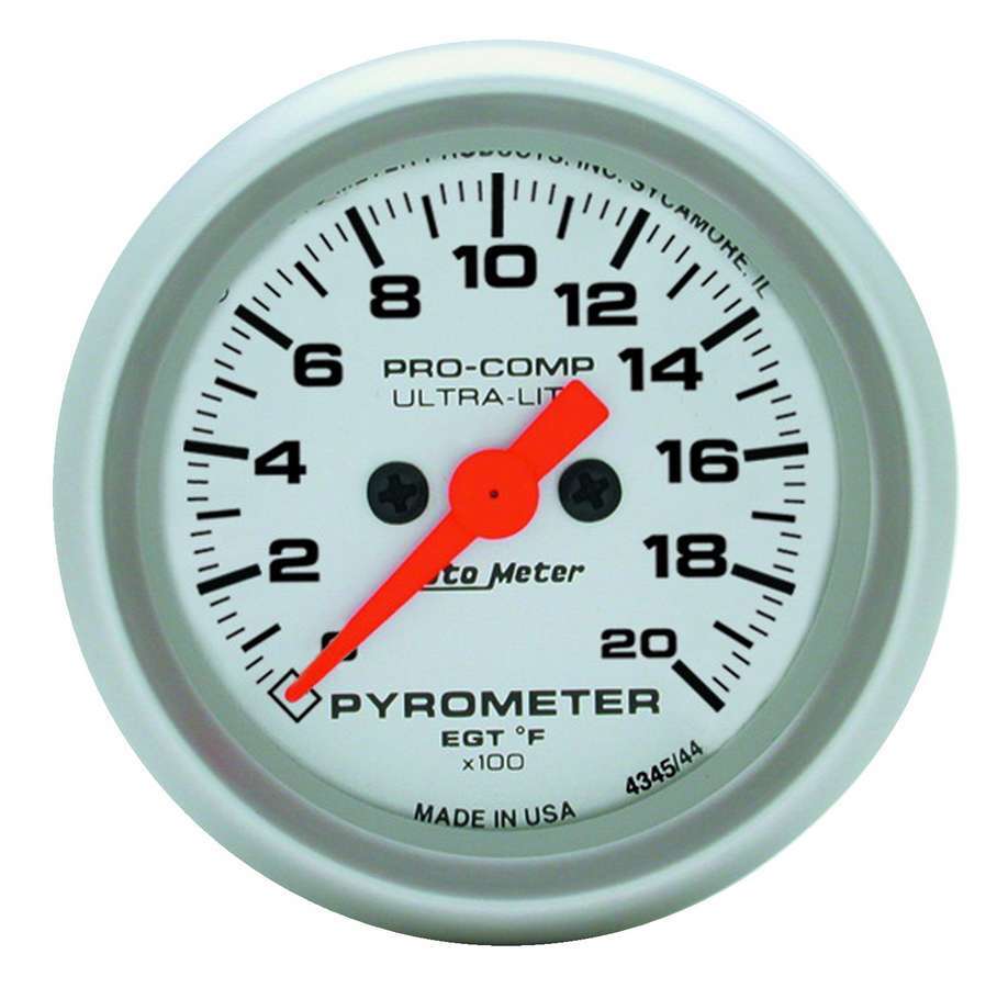 Autometer 2-1/16in U/L 2000 Degree Pyrometer MPN ATM4345