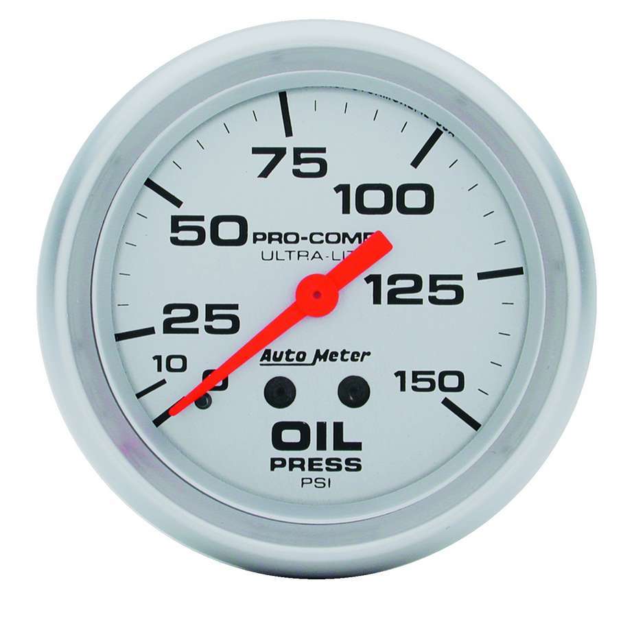 Autometer Ultra Lite 2 5/8in Oil 0-150 PSI Mech. MPN ATM4423