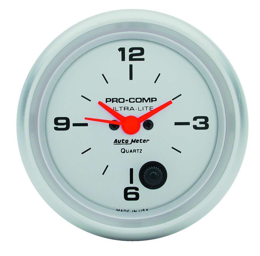 Autometer 2-5/8in Ultra-Lite Clock MPN ATM4485