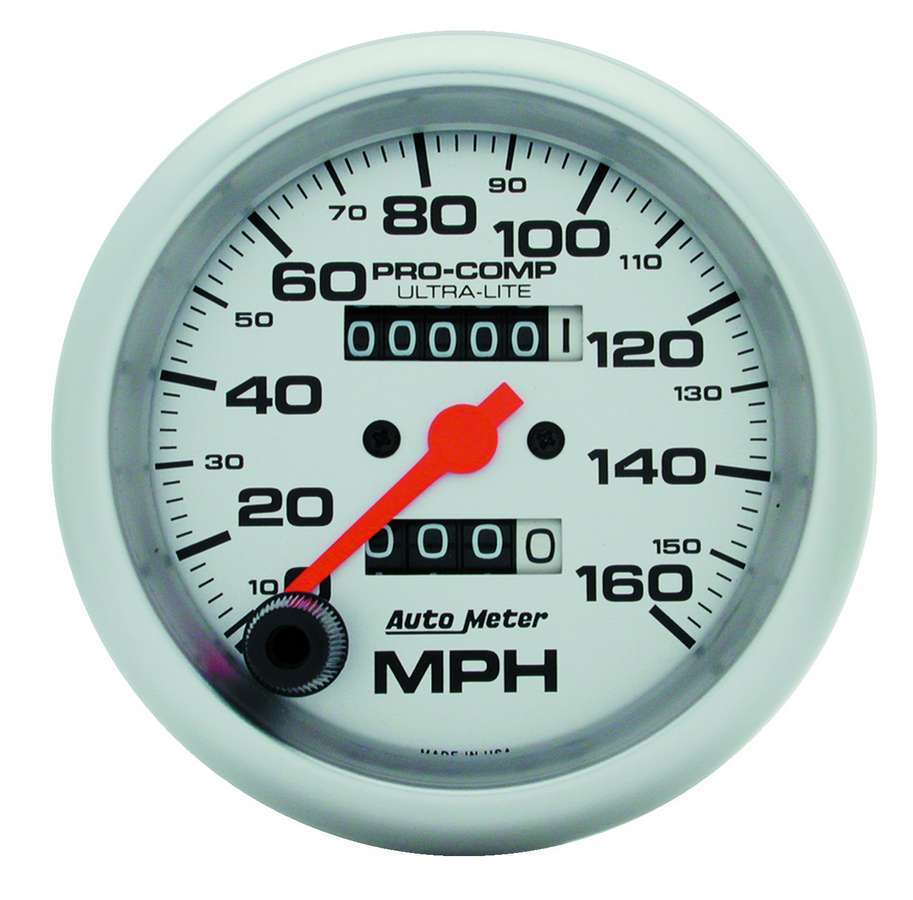 Autometer 3-3/8in Ultra-Lite 160mph Speedometer MPN ATM4493