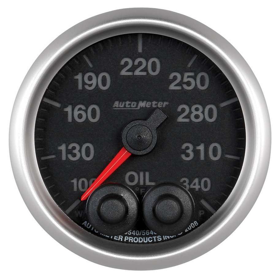 Autometer 2-1/16 E/S Oil Temp Gauge - 100-340 MPN ATM5640