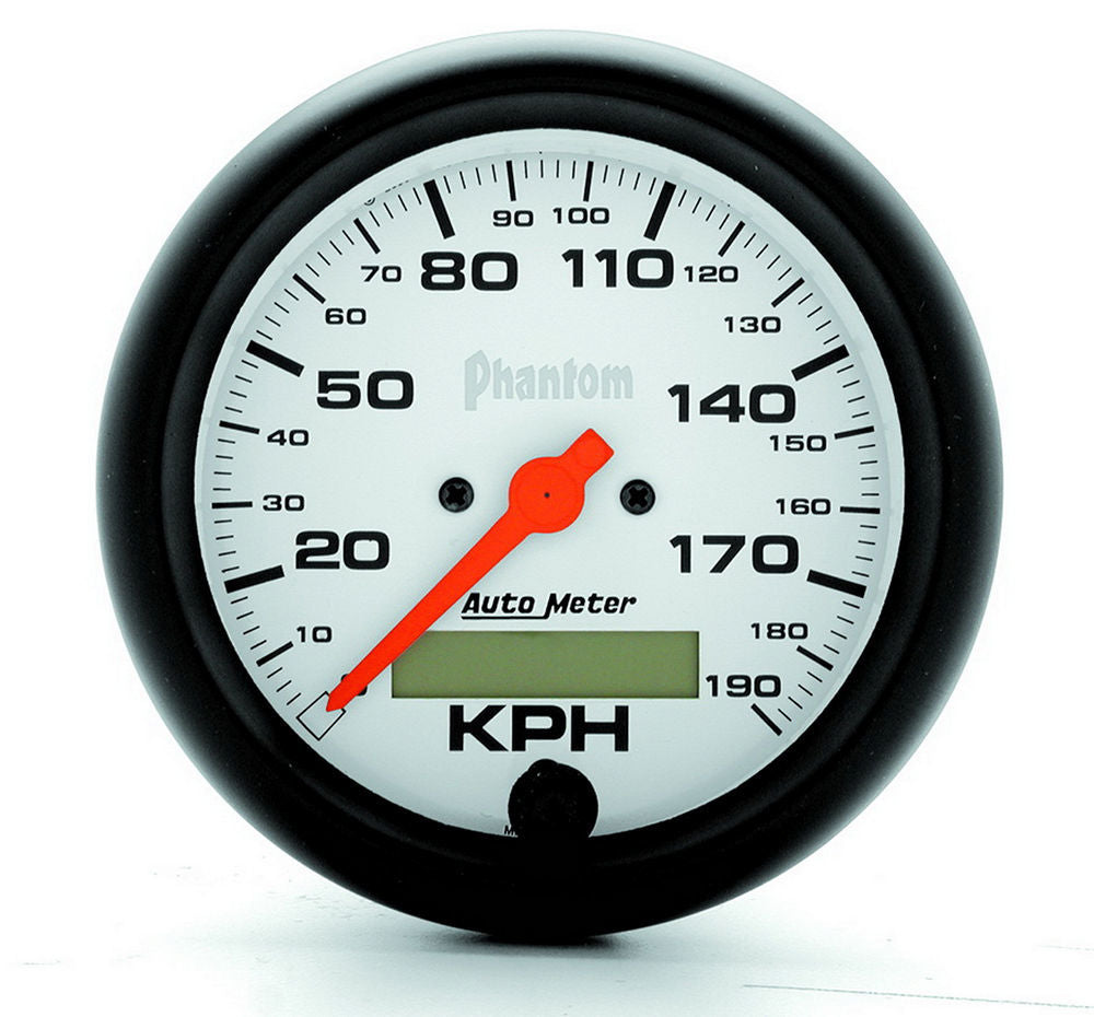 Autometer 3-3/8 Phantom Speedo - Metric 190KPH MPN ATM5887-M Ram