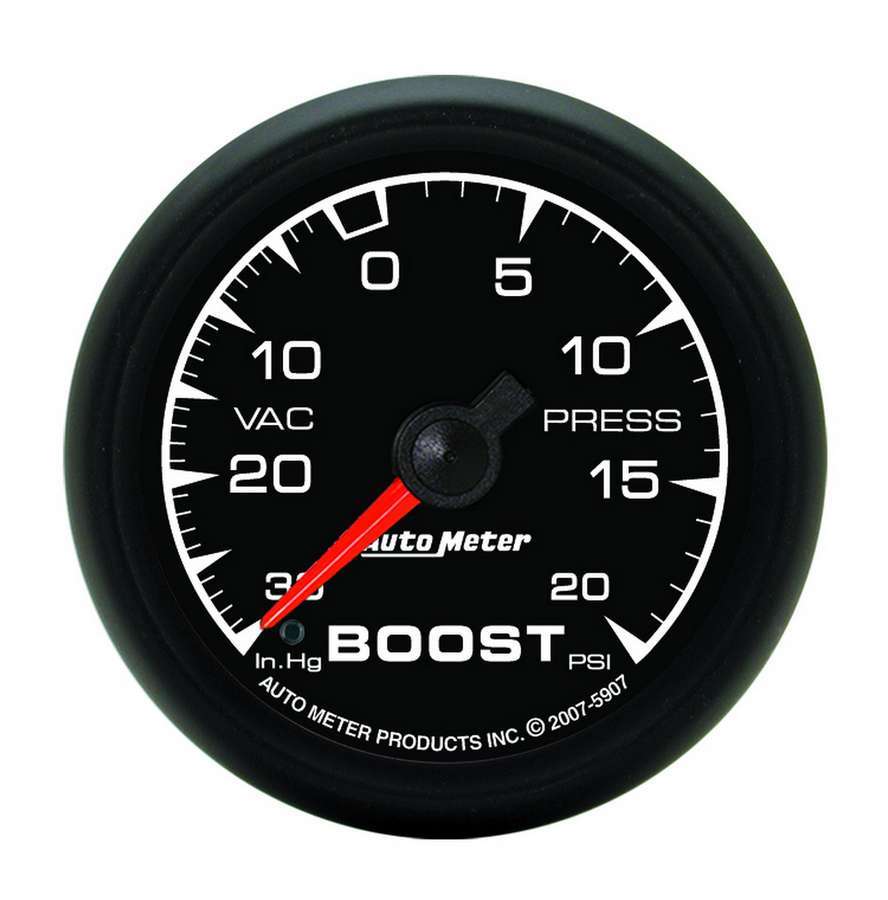 Autometer 2-1/16 ES Boost/Vacuum Gauge - HG/20psi ATM5907