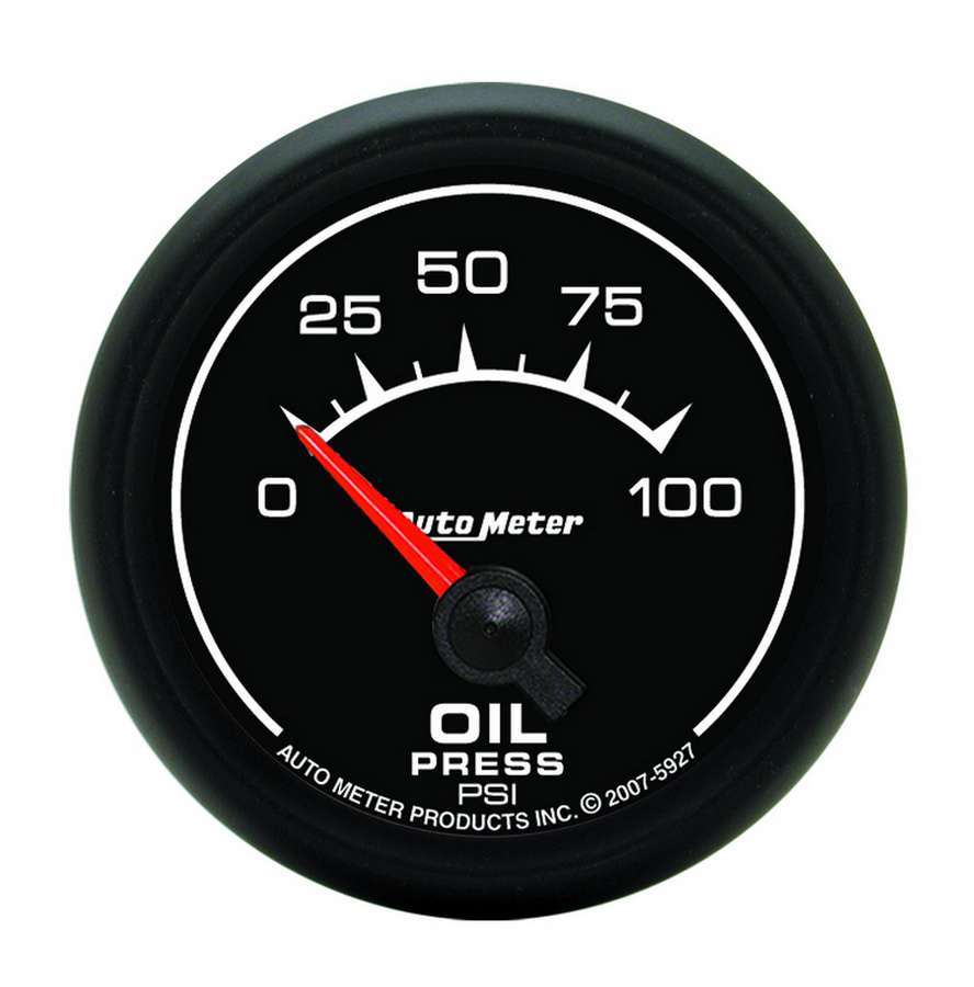 Autometer 2-1/16 ES Oil Pressure Gauge - 0-100psi ATM5927