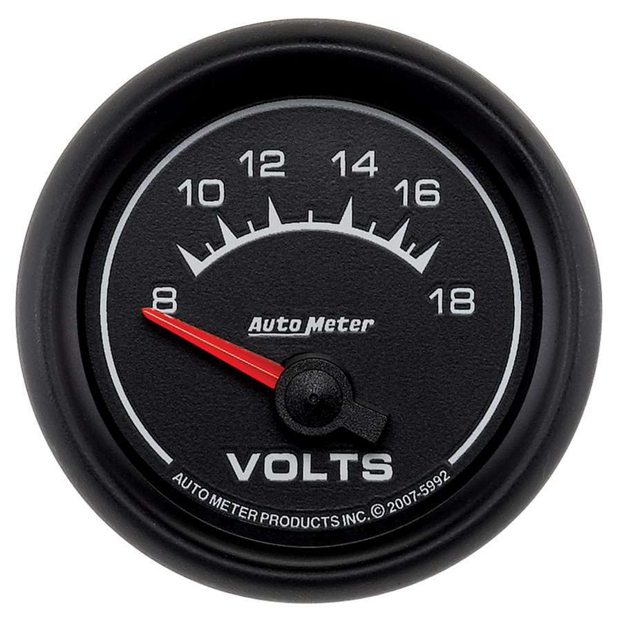 Autometer 2-1/16 ES Voltmeter Gauge - 8-18 ATM5992