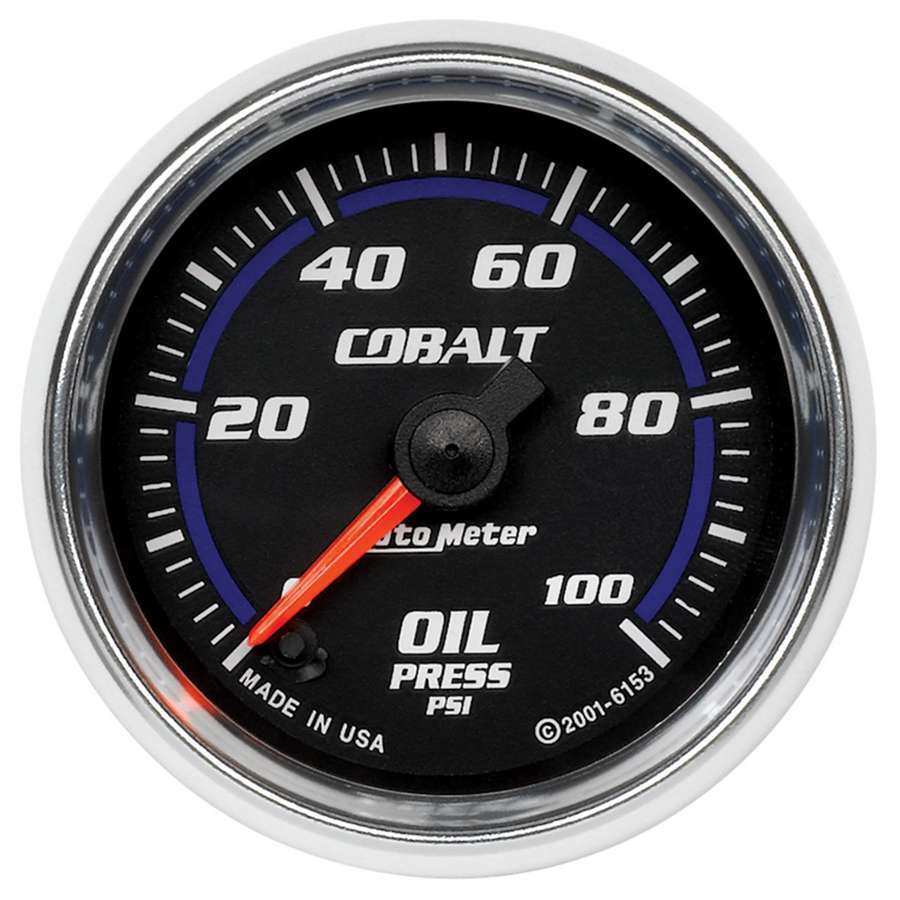 Autometer 2-1/16in C/S Oil Pressure Gauge 0-100psi ATM6153