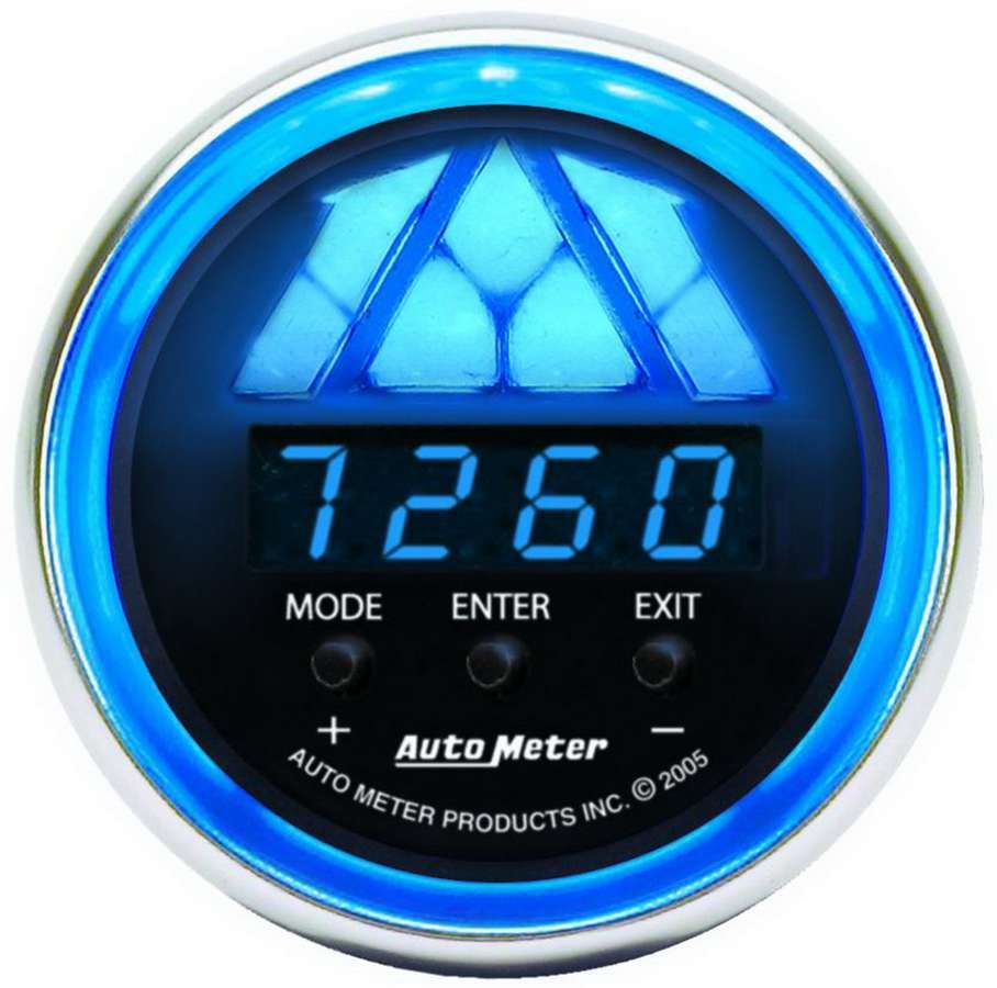 Autometer 2-1/16in C/S Shift Light - 1 Stage- Blue Light MPN ATM6187