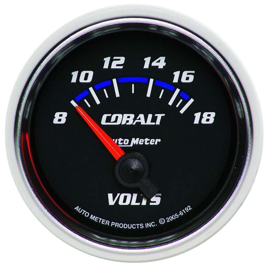 Autometer 2-1/16in C/S Voltmeter Gauge 8-18 Volts ATM6192
