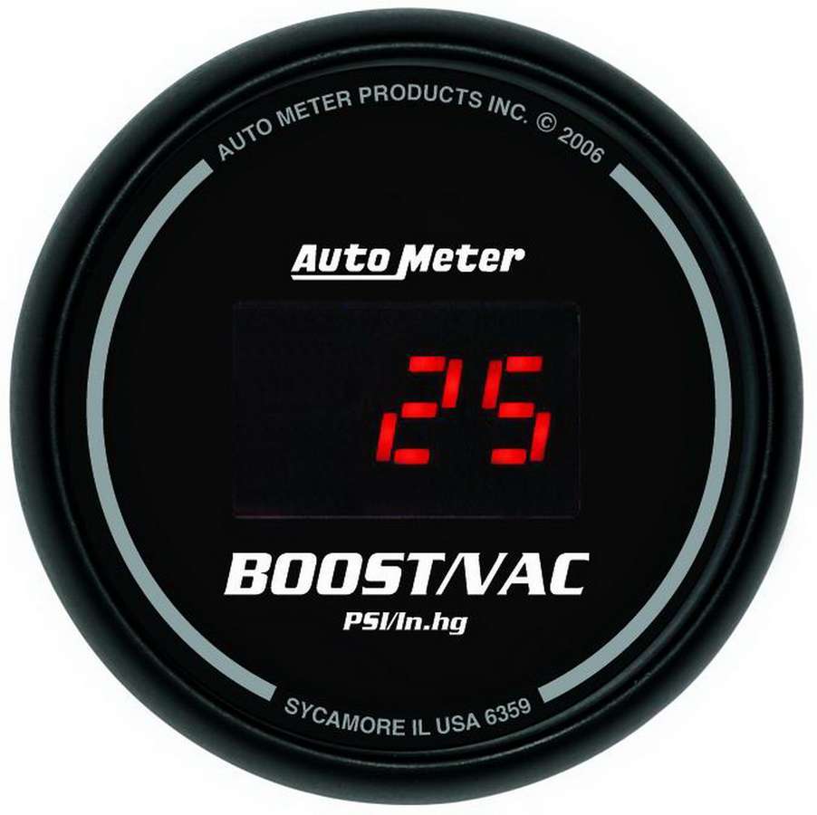 Autometer 2-1/16in DG/B Vacuum/ Boost Gauge MPN ATM6359