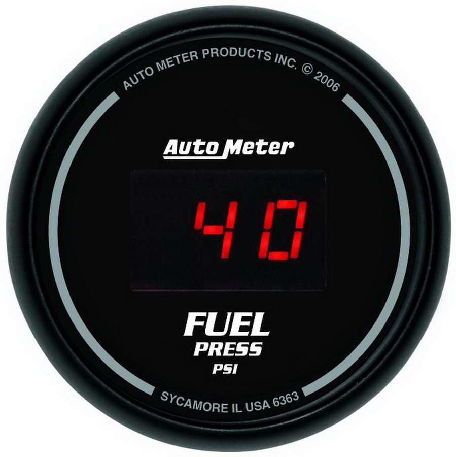 Autometer 2-1/16in DG/B Fuel Pressure Gauge MPN ATM6363