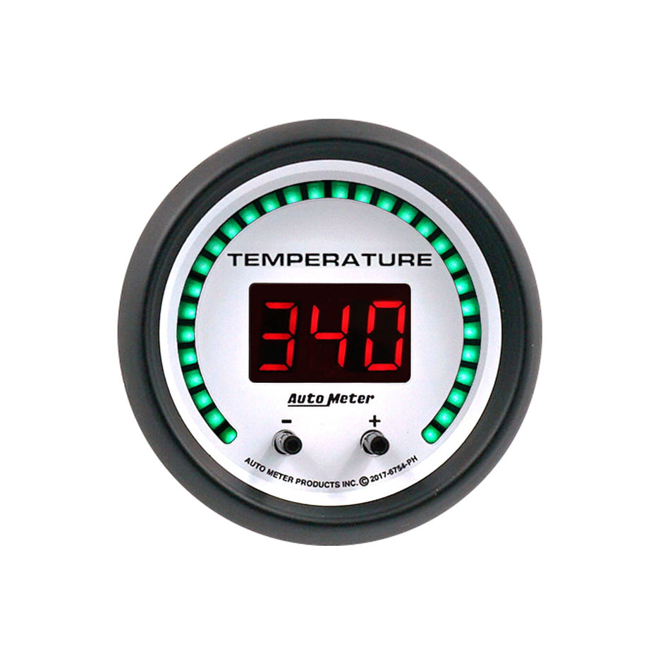 Autometer 2-1/16 Fluid Temp Gauge Elite Digital PH Series MPN ATM6754-PH