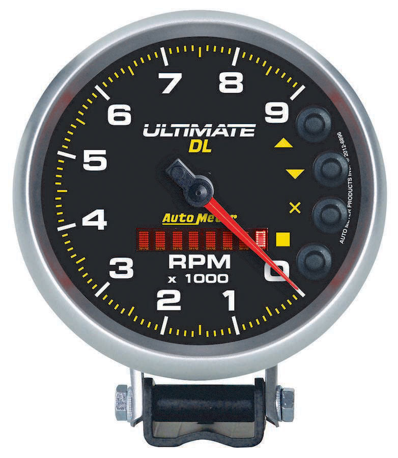 Autometer 5in Ultimate DL Tach 9000 RPM Black MPN ATM6896