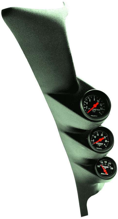 Autometer 2-1/16in Z-Series Triple Gauge A-Pillar Kit MPN ATM7072 For Ford Fullsize Truck 1999-2002