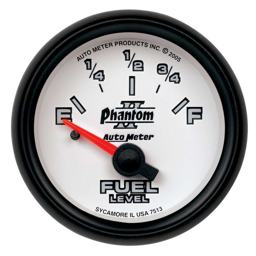 Autometer 2-1/16in P/S II Fuel Level Gauge 0-90ohms ATM7513