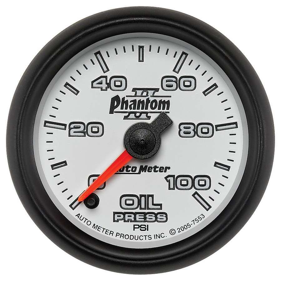 Autometer 2-1/16in P/S II Oil Pressure Gauge 0-100psi MPN ATM7553