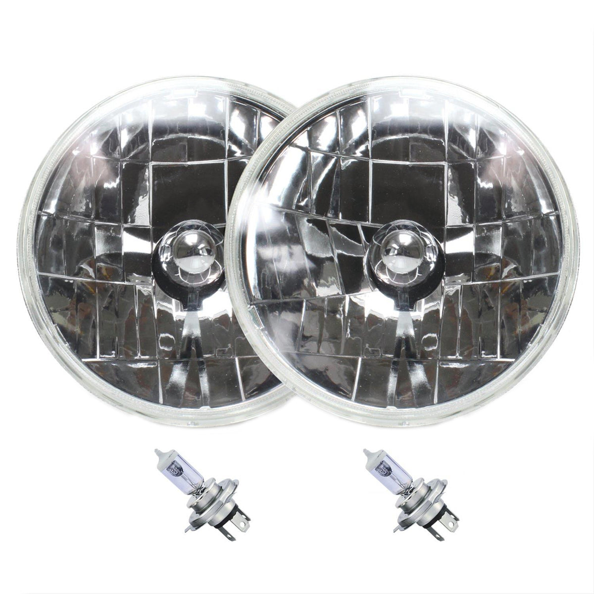 Auto-Loc Snake-Eye 7 Inch Halogen Lens Assembly with H4 MPN AULAUTLENA1ABS For Universal use
