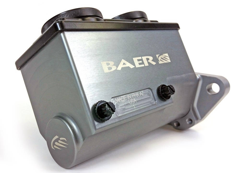 Baer Brakes ReMaster Master Cylinder 1in Bore Left Port Gray MPN BAE6801238LP