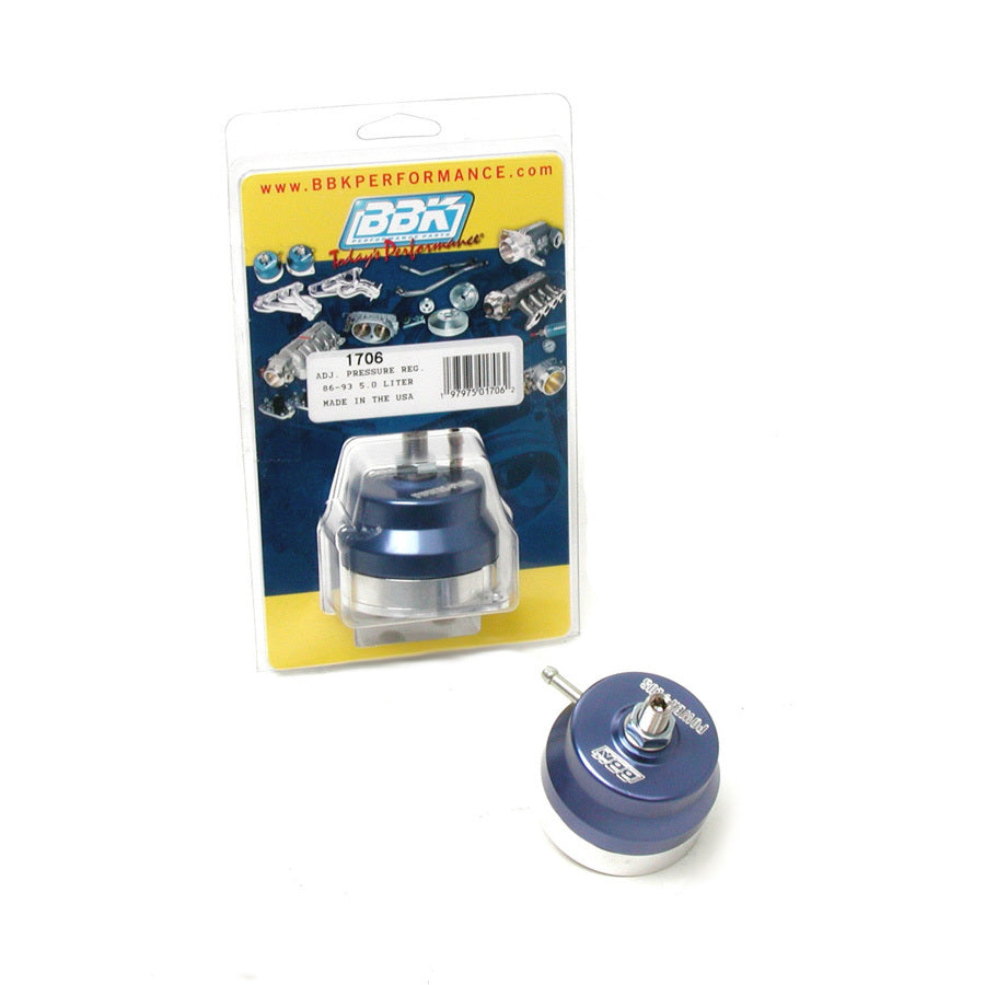 Bbk Performance Billet Adjustable Fuel Reg. - 86-93 Ford 5.0L MPN BBK1706 For Ford Mustang 1986-93