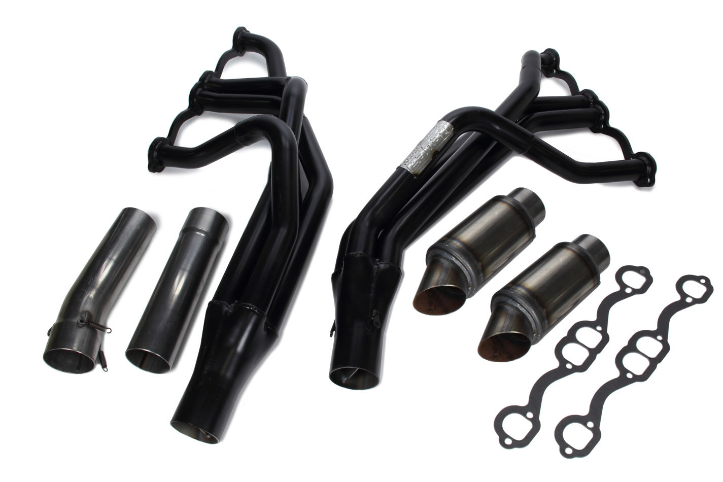 Beyea Custom Headers SBC DLM Header 1-5/8 x 1/-3/4 Crate 2-3/4in Col MPN BEYDLM604-17-B For Chevy Dirt Late Model