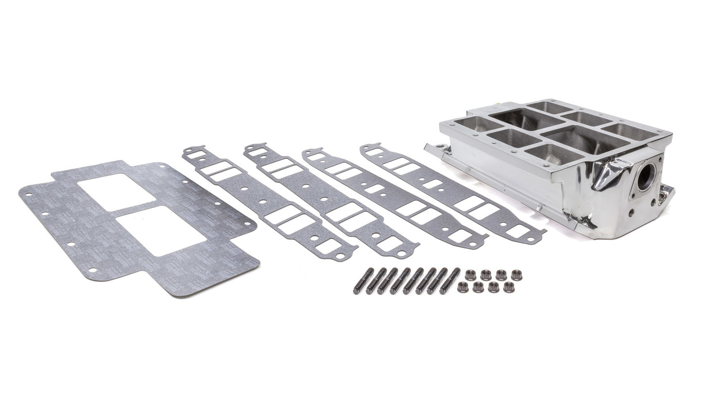 THE BLOWER SHOP Blower Intake Manifold SBC Std. Port - Polished BLS2530