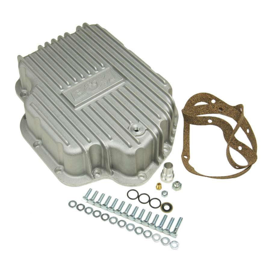B And M Automotive Cast Alum Tranny Pans BMM20280