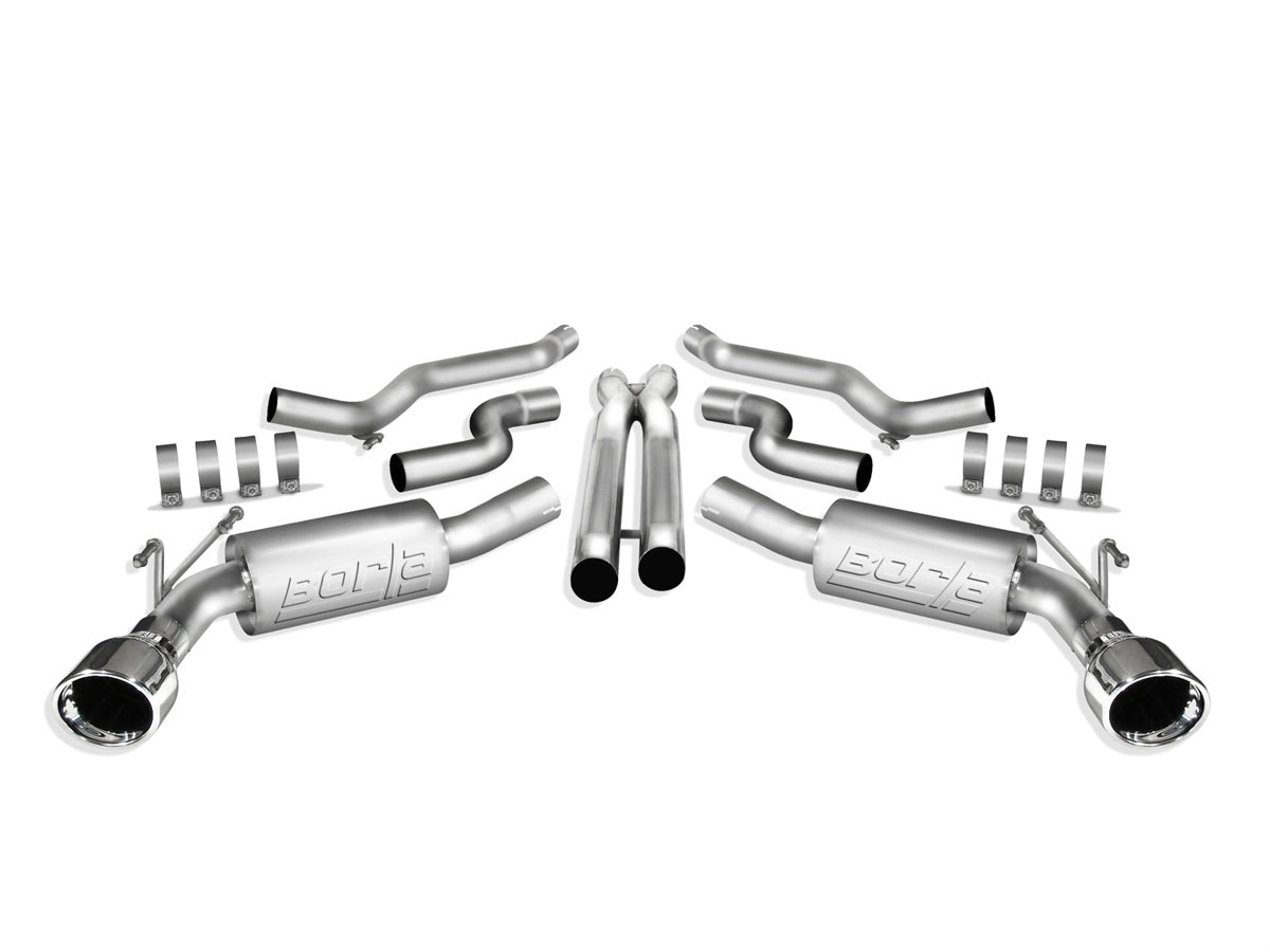 Borla 10-11 Camaro 6.2L Cat Back Exhaust MPN BOR140356 For Chevy, GM Camaro, LS-Series 2010-13