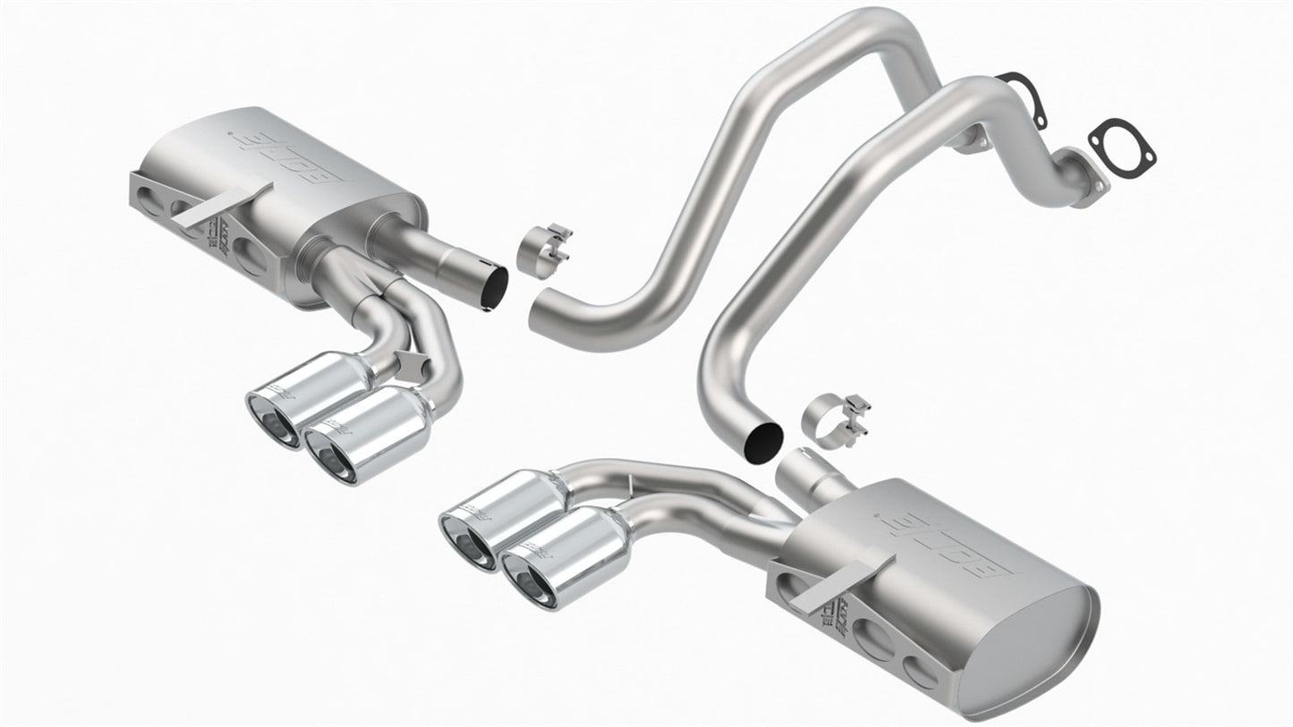 Borla 97-04 Corvette 5.7L Cat Back System MPN BOR140427 For Chevy, GM Corvette, LS-Series 1997-2004