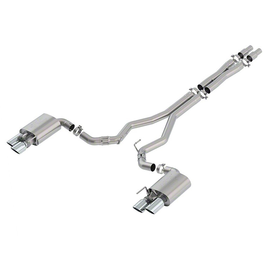 Borla 18- Mustang 5.0L Cat Ba ck Exhaust Kit ATAK-Type BOR140743