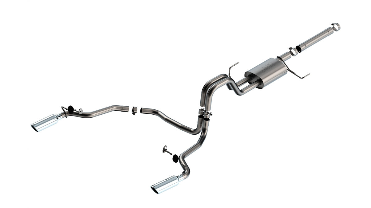 Borla 21- Ford F150 3.5L Cat Back Exhaust MPN BOR140903 For Ford Fullsize Truck 2021-22