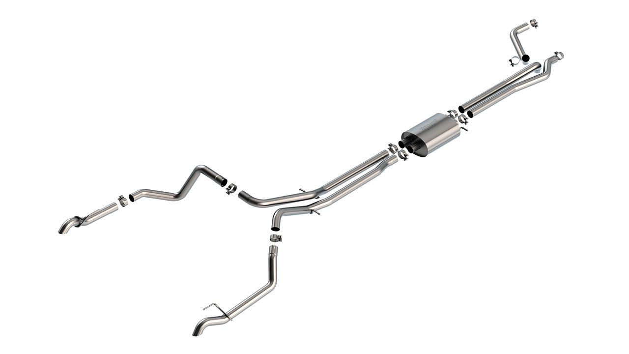 Borla 22- GM P/U 1500 ZR2/AT4X 6.2L Cat Back Exhaust MPN BOR140916 For GM Fullsize Truck 2022
