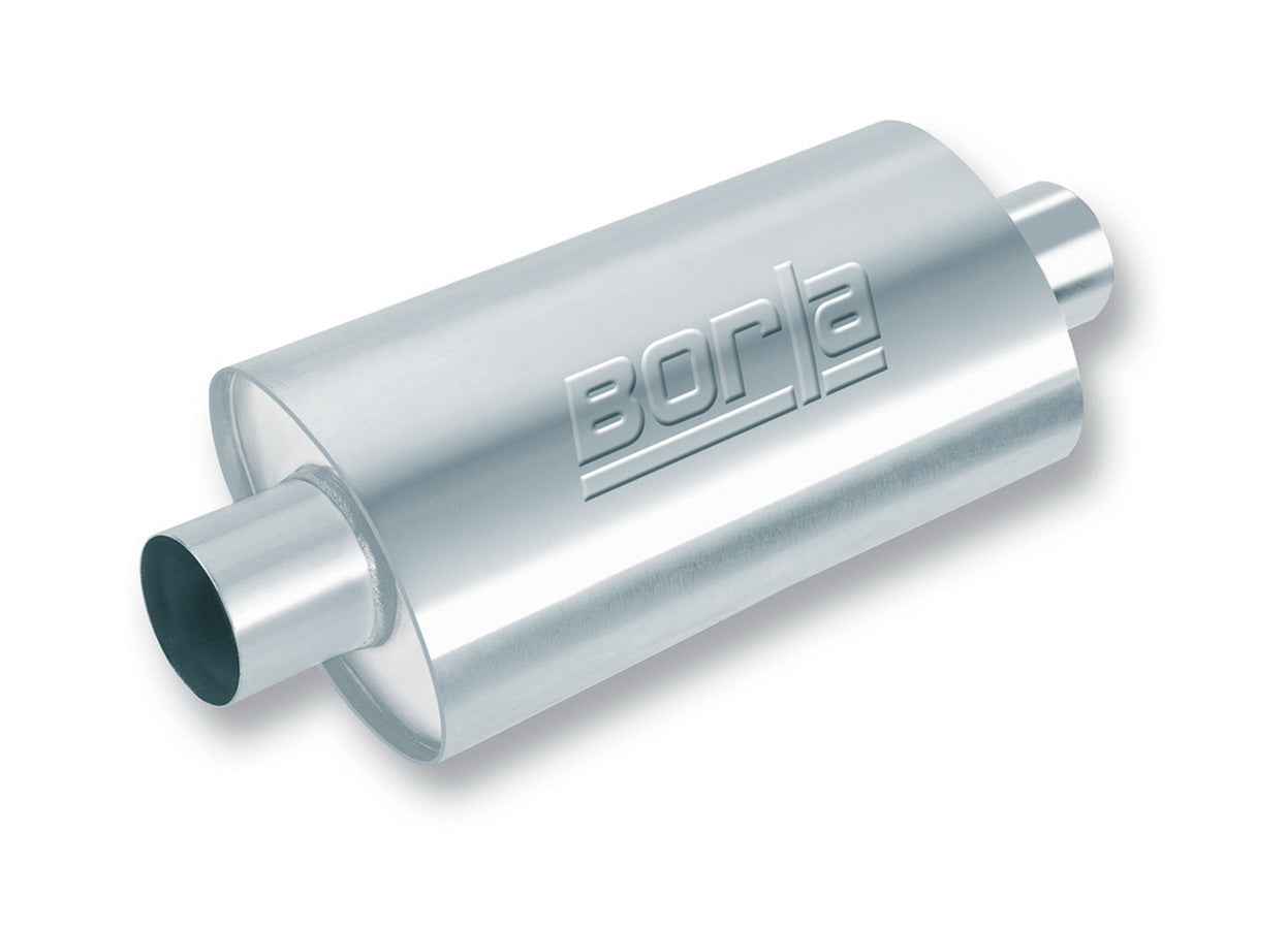 Borla XR-1 Racing Muffler 16in Oval 3in In/Out MPN BOR40575 For Universal use