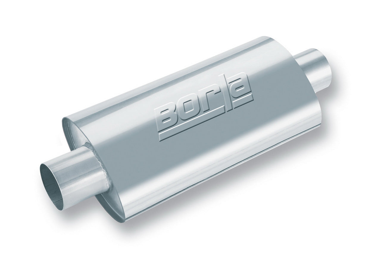 Borla Sportsman XR-1 Muffler 2 1/2in In/Out x 12in MPN BOR40941 For Universal use