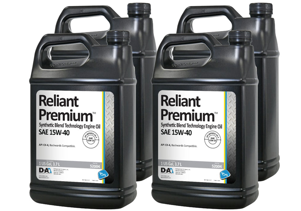 PENNGRADE MOTOR OIL Reliant Premium 15w40 Case 4 x 1 Gallon Jugs BPO52004-4