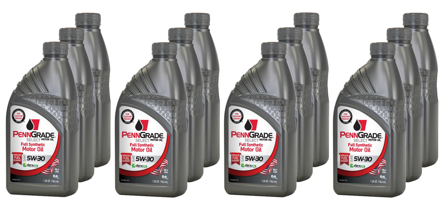 PENNGRADE MOTOR OIL PennGrade Select 5w30 Case 12 x 1 Quart BPO61516-12
