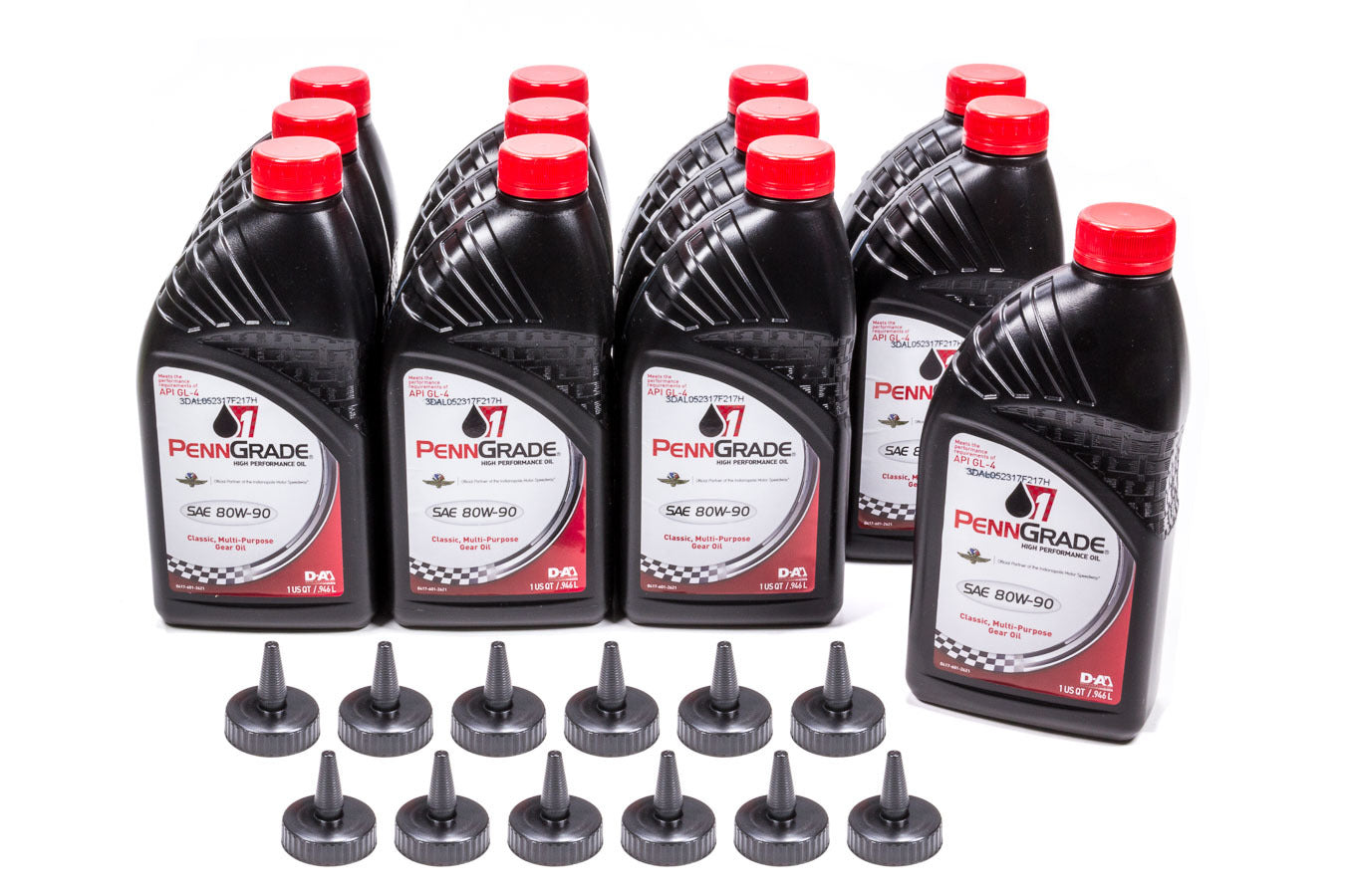PENNGRADE MOTOR OIL 80w90 Hypoid Gear Oil Case 12 x 1 Qt. GL-4 BPO77296-12