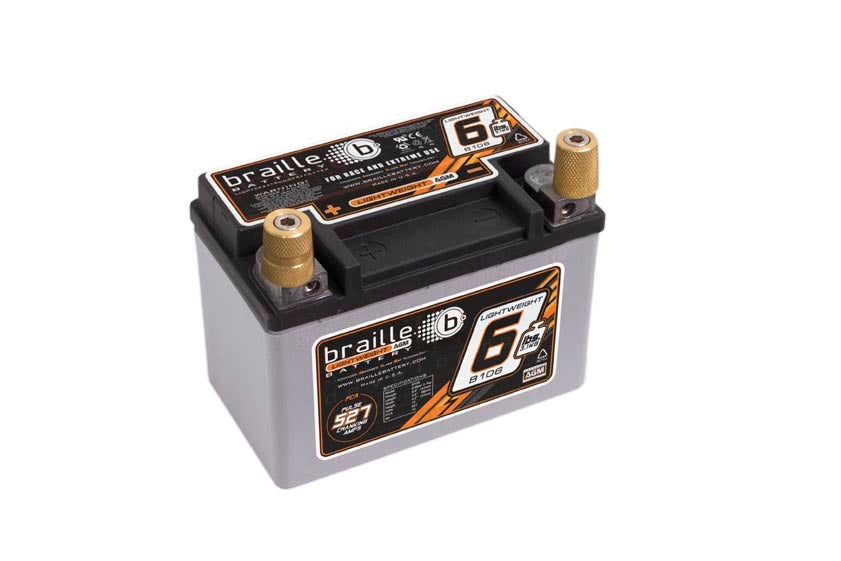 Braille Auto Battery Racing Battery 6.6lbs 527 PCA 5.8x3.4x4.1 MPN BRBB106 For GM