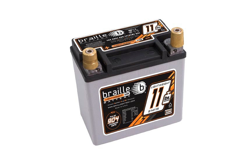 Braille Auto Battery Racing Battery 11.5lbs 904 PCA 5.8x3.3x5.8 MPN BRBB14115 For GM