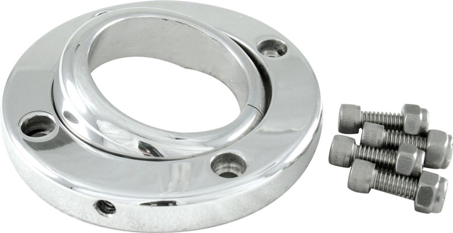 Borgeson Swivel Floor Mount For 2in Column Polished BRG909004
