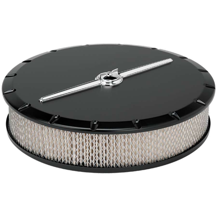 Billet Specialties 14in Air Cleaner Strmlne Black BSP15824