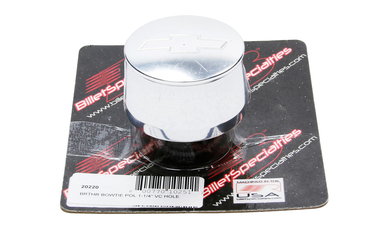 Billet Specialties Bowtie Breather Fits 1-1/4in VC Hole MPN BSP20220