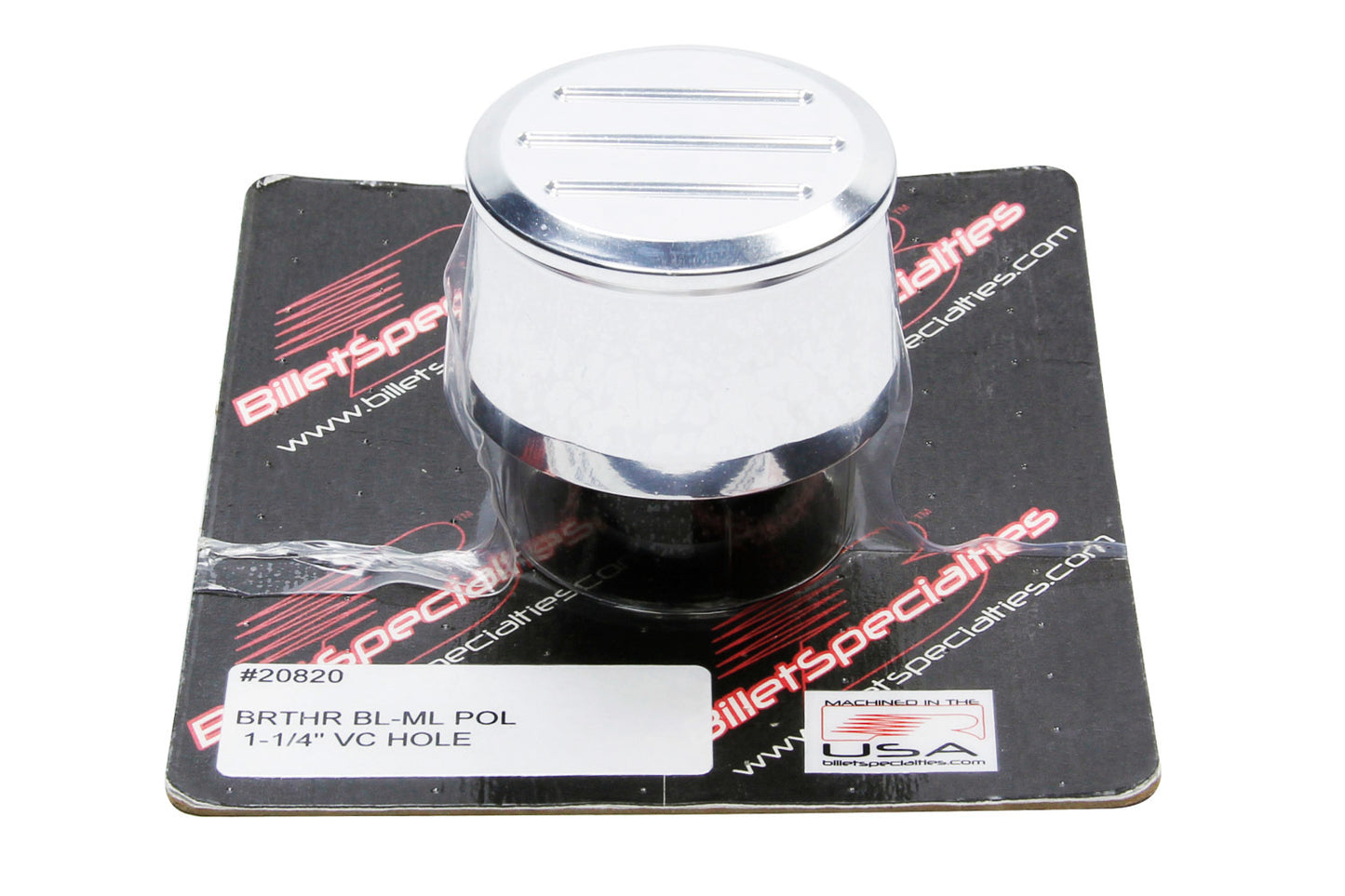 Billet Specialties Polished Breather Ball Milled MPN BSP20820