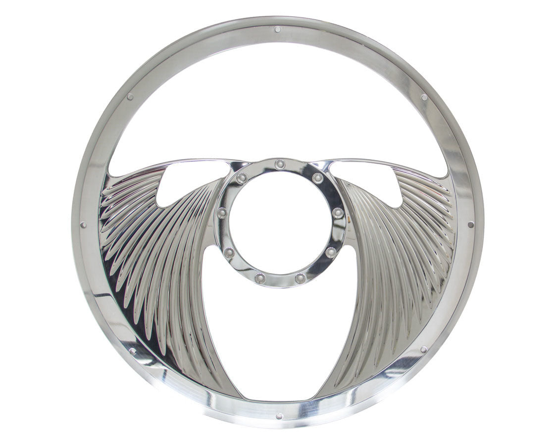 Billet Specialties Half Wrap Steering Wheel -Eagle Polished BSP29825