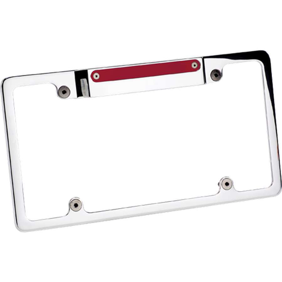 Billet Specialties License Frame w/3rd Brake Light Polished MPN BSP55520 Ram