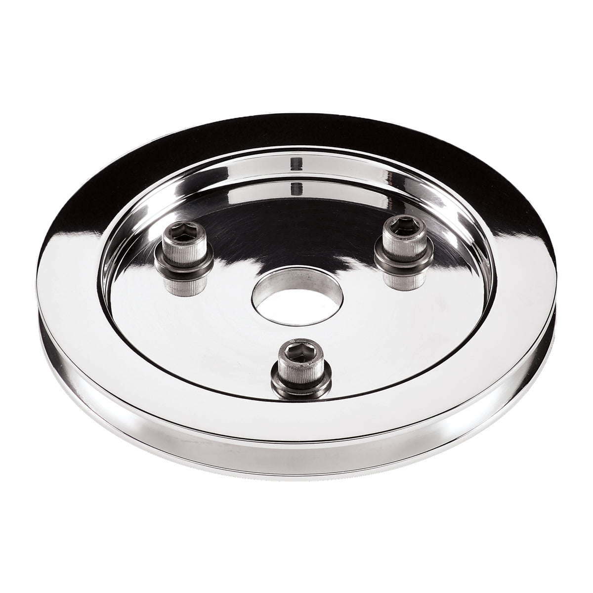 Billet Specialties BBC 1 GRV Crank Pulley LWP Polished MPN BSP79210 For Chevy