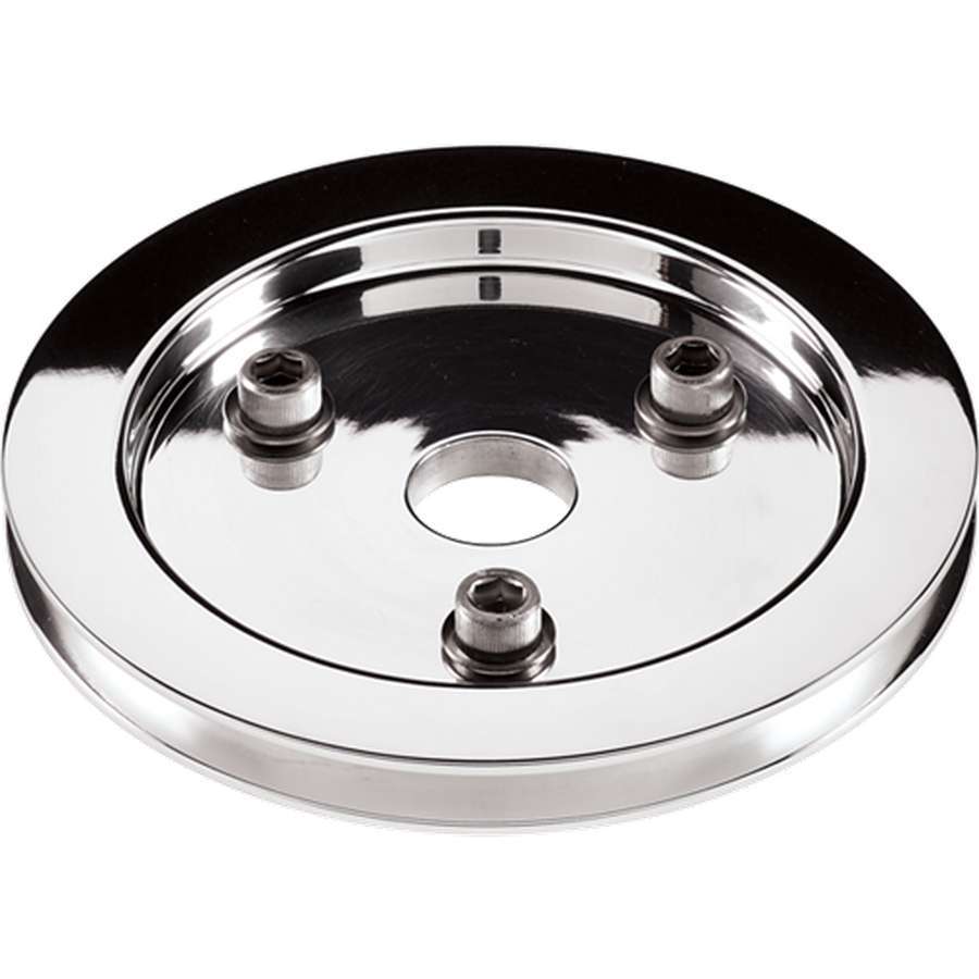 Billet Specialties Polished SBC 1 Groove Lower Pulley MPN BSP81120 For Chevy
