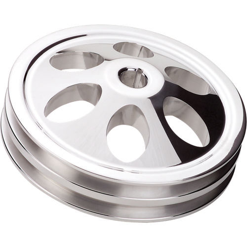 Billet Specialties Power Steering Pulley 2 Groove Keyway 66-76 GM MPN BSP86220