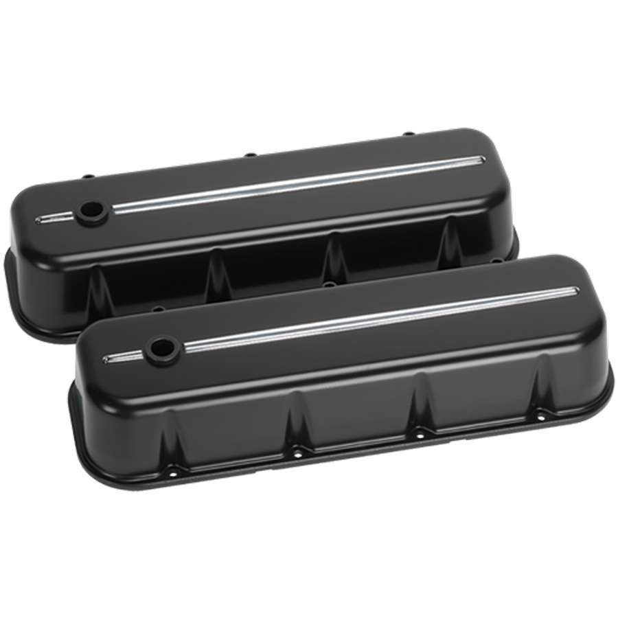 Billet Specialties BBC Tall Valve Covers Black MPN BSP96124 For Chevy
