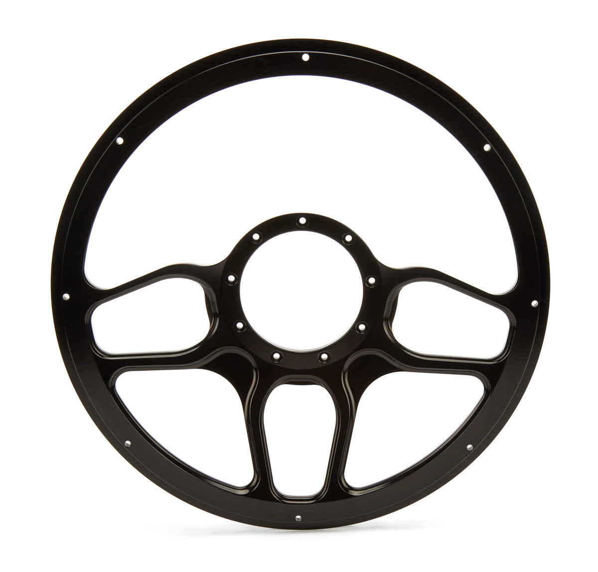 Billet Specialties Steering Wheel 1/2 Wrap Win Lite Black BSPBLK30102